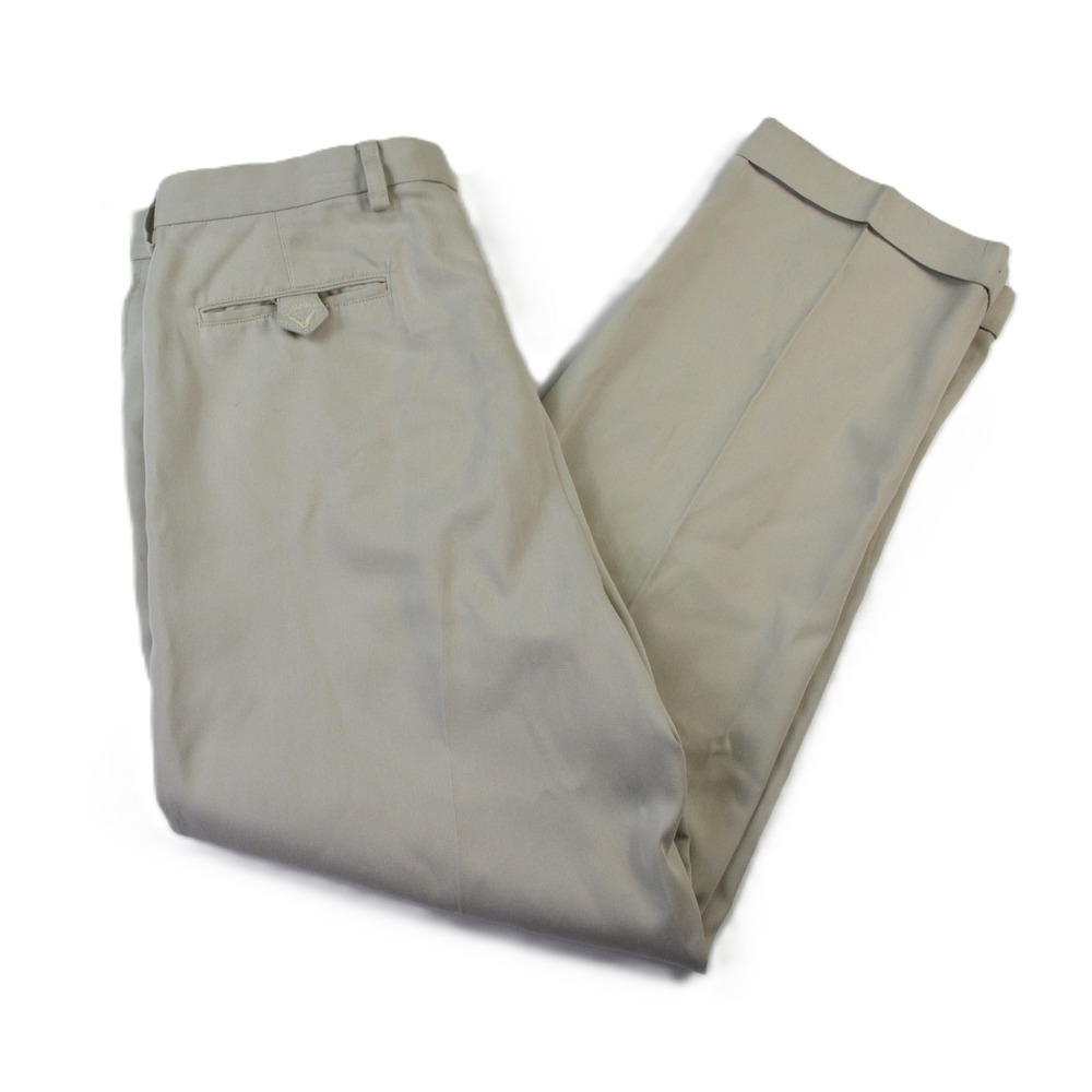 Callaway Golf Collection Mens Chino Pants‎ Khaki Pleated Front 36x32 Pro Spin